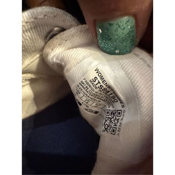 Sperry Women's Crest Vibe Platform Canvas White (STS84190) sz 10 Euc - Picture 8 of 8